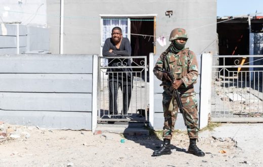 Soldiers hit the streets of Mitchells Plain a day after a shooting