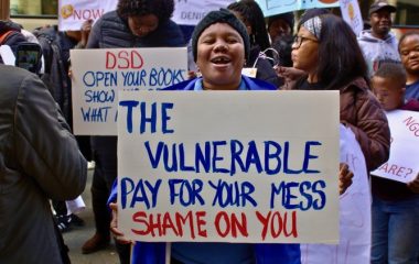 Hundreds protest in Gauteng over social development funding issues