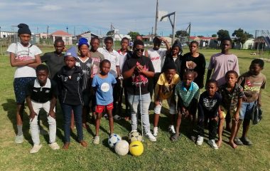 Blind soccer coach keeps Motherwell teens out of crime