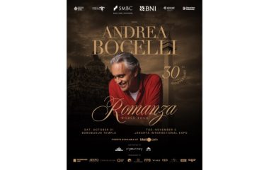 Andrea Bocelli Celebrates 30 Years Anniversary Tour of Romanza with Two Spectacular Concerts in Indonesia