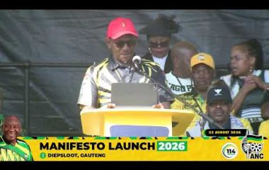 [WATCH LIVE] ANC Manifesto Launch