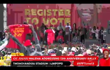 EFF 13th Anniversary Rally and 2026 Local Government Elections Manifesto Launch