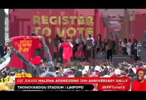 EFF 13th Anniversary Rally and 2026 Local Government Elections Manifesto Launch