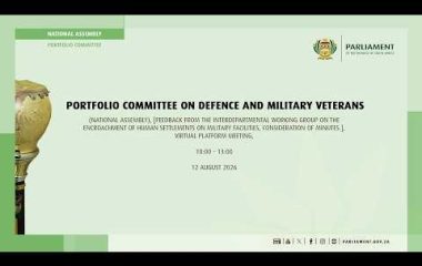Portfolio Committee on Defence and Military Veterans, 12 August 2026