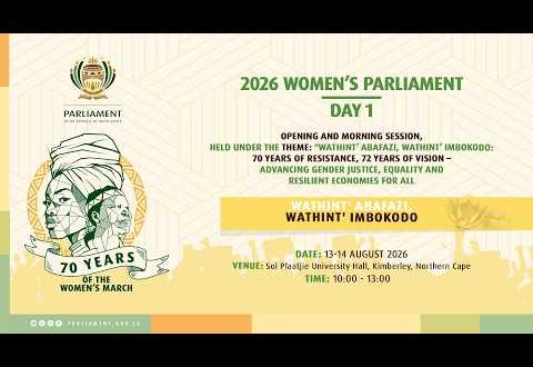 WOMENS’ PARLIAMENT Day 1, 13 August 2026