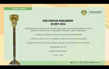 7th Pan-African Parliament, 30 July 2026