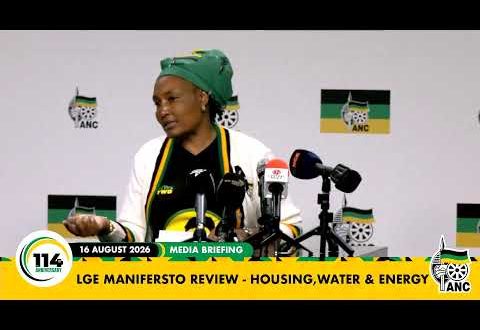 [WATCH LIVE] Media Briefing on LGE Manifesto – Housing,Water & Energy
