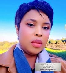 Captain Mokgosi celebrated for her efforts to protect the most vulnerable