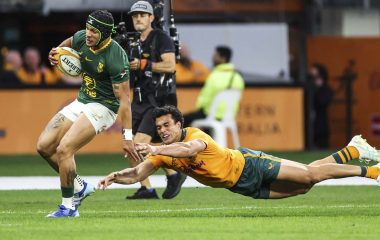 Wallabies lead at the break in Perth