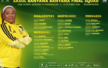 Ellis announces Banyana squad to face Madagascar in Olympic qualifiers