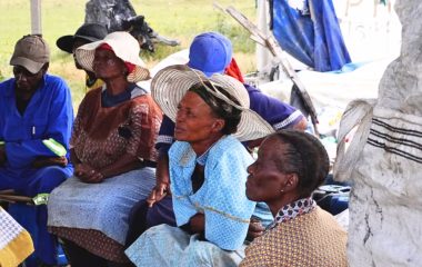 Older reclaimers work without toilets or running water at Free State landfill