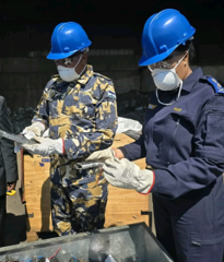 Cooperation leads to destruction of over 1000 firearms
