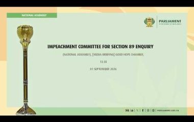 Impeachment Committee for Section 89 Enquiry, 1 September 2026
