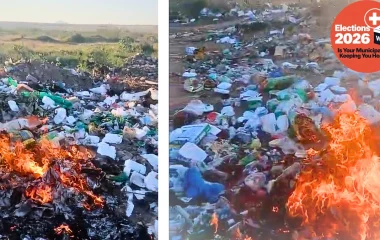 ELECTIONS 2026 | Seshego residents endure smoke from burning waste and sewage stench