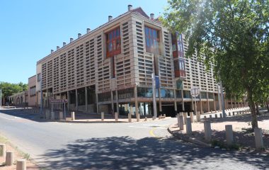 Constitutional Court complex at Constitution Hill in Johannesburg, photographed in October 2021