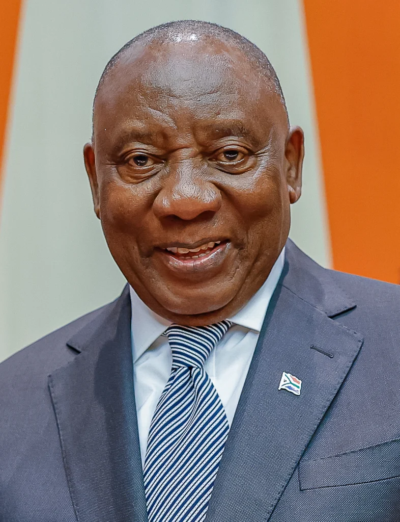 President Cyril Ramaphosa in a September 2024 file photograph.
