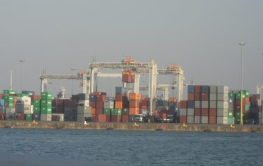 Freight containers and cranes at the Port of Durban in a 2010 file photograph
