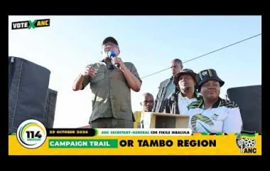 [WATCH LIVE] ANC SG Fikile Mbalula addressing the community of Flagstaff,Ngquza Hill