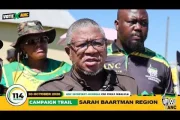 [WATCH LIVE] ANC SG Fikile Mbalula addressing the media in Sarah Baartman Region