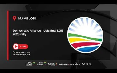 Democratic Alliance (DA) holds its final rally