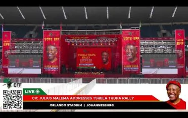 The EFF Hosts its Tshela Thupa Rally addressed by President, Julius Malema