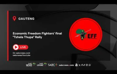 Economic Freedom Fighters (EFF)’s final “Tshela Thupa” Rally