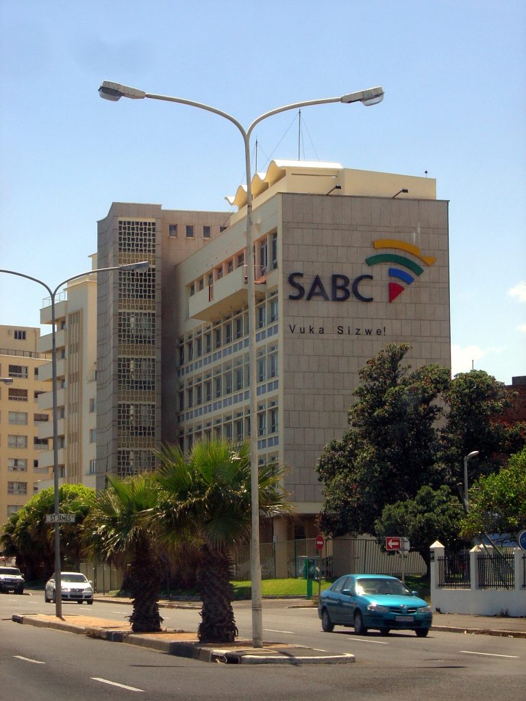 SABC building in Sea Point, Cape Town, in a December 2009 file photograph