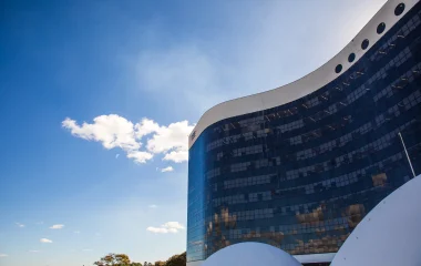 Headquarters of Brazil’s Superior Electoral Court in an archive photograph from 6 May 2026.