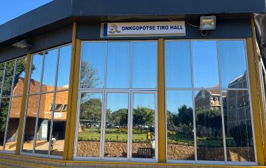 Tiro Hall at the University of Limpopo, photographed in May 2025