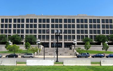 The Frances Perkins Building in Washington, DC, photographed in May 2010